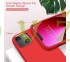 Silikónový kryt iPhone 13 Mini - červený