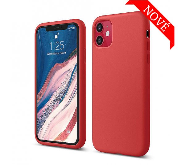 Silikónový kryt iPhone 11 - červený