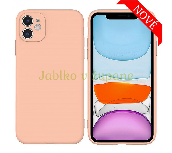 Silikónový kryt iPhone 11 - ružový