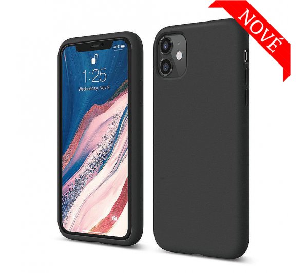 Silikónový kryt iPhone 11 - čierny