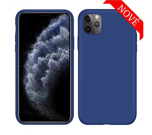 Silikónový kryt iPhone 11 Pro Max - modrý