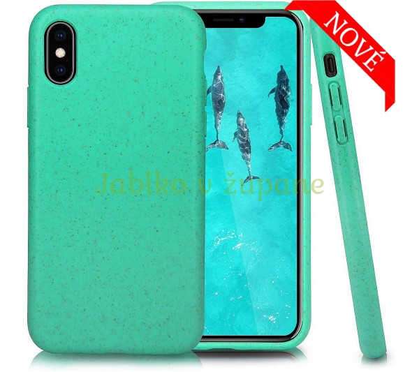 Eco Bio kryt iPhone X, XS - zelený