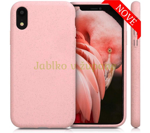 Eco Bio kryt iPhone XR - ružový