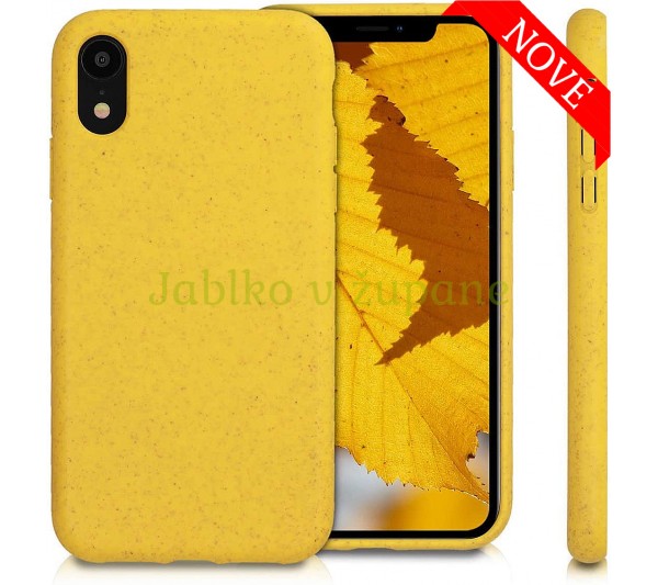 Eco Bio kryt iPhone XR - žltý