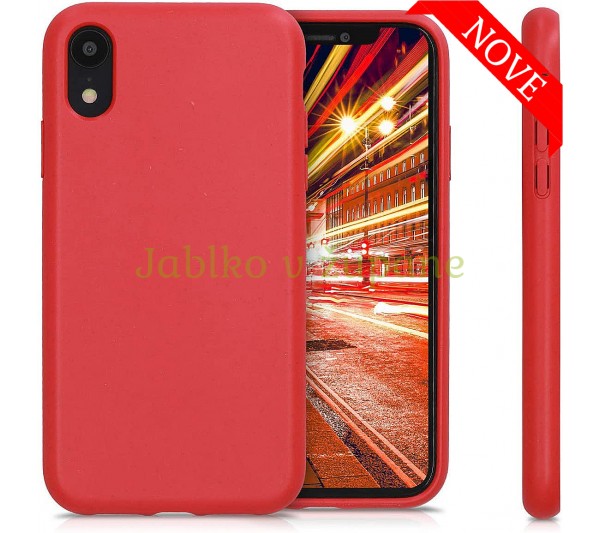 Eco Bio kryt iPhone XR - červený