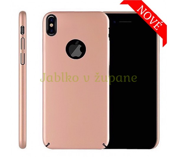 Kryt Thin iPhone X, XS - ružový