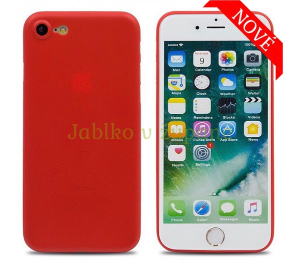 Ultratenký kryt Full iPhone 7/8, SE 2 - červený