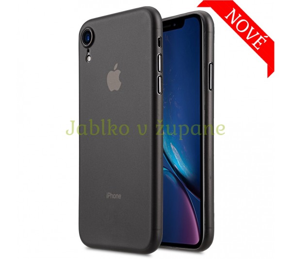 Ultratenký kryt Full iPhone XR - čierny