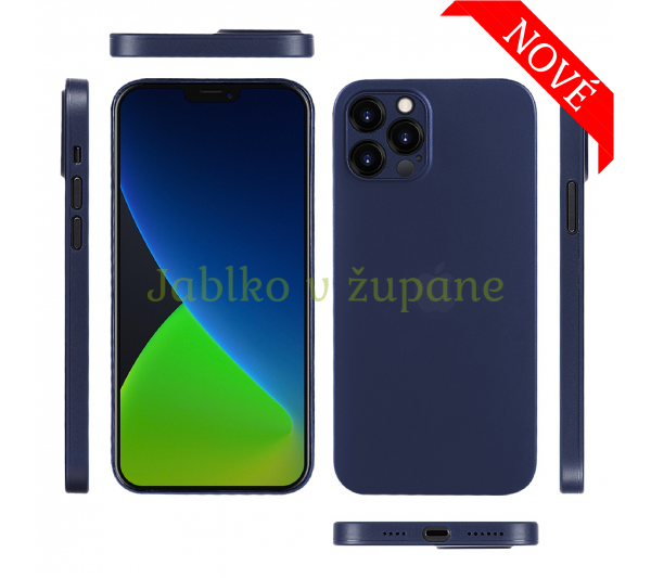 Ultratenký kryt Full iPhone 12 Pro - modrý