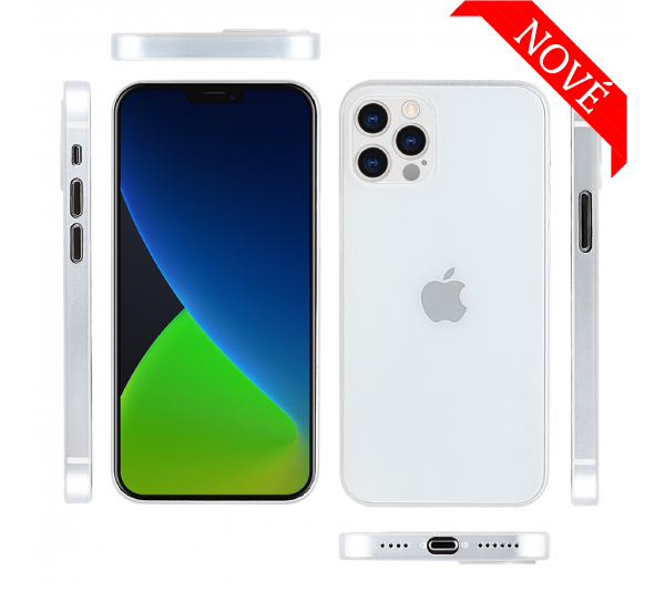 Ultratenký kryt Full iPhone 12 Pro - biely