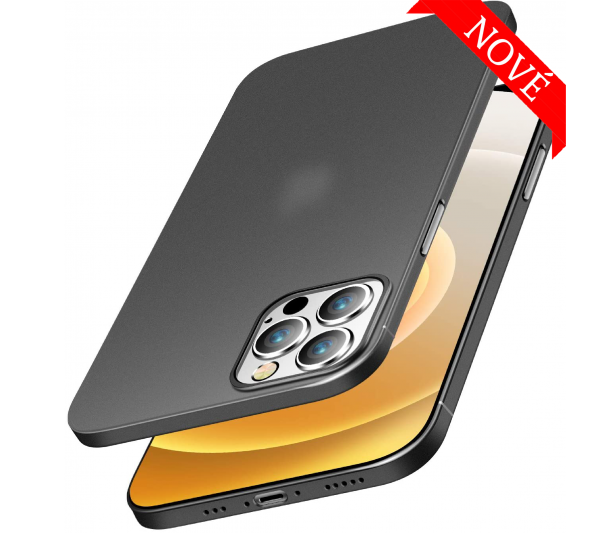 Ultratenký kryt iPhone 12 Pro Max - čierny