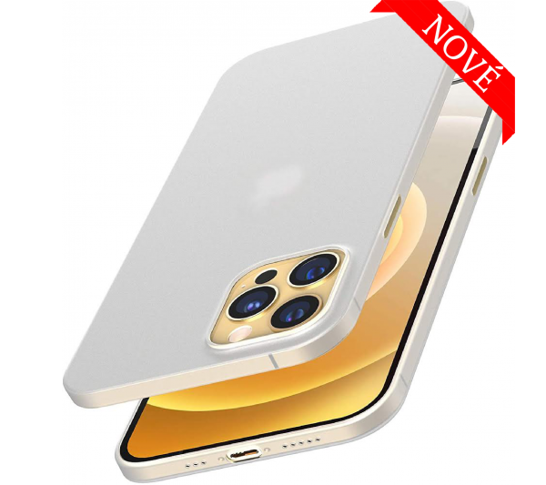 Ultratenký kryt iPhone 12 Pro Max - biely