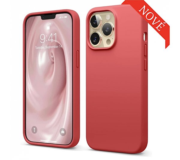 Silikónový kryt iPhone 13 Pro - červený