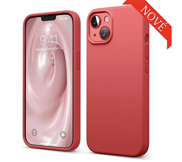 Silikónový kryt iPhone 13 Mini - červený