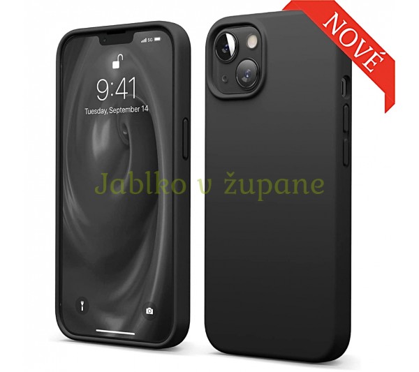 Silikónový kryt iPhone 13 Mini - čierny