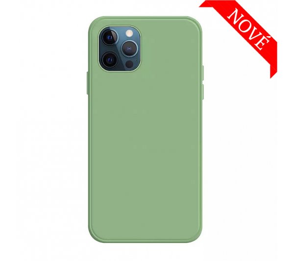 Silikónový kryt iPhone 12/12 Pro - zelený