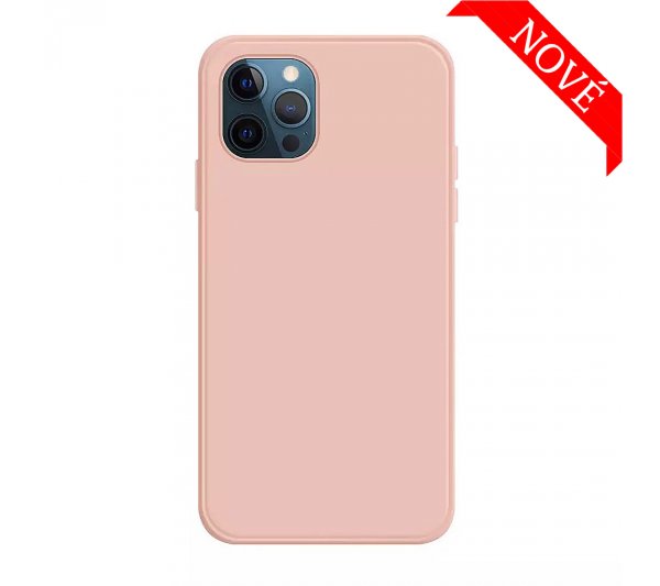 Silikónový kryt iPhone 12/12 Pro - ružový