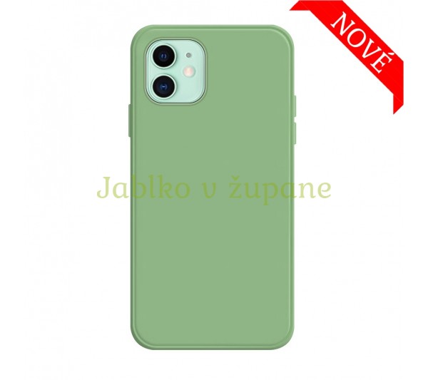 Silikónový kryt iPhone 12 Mini - zelený